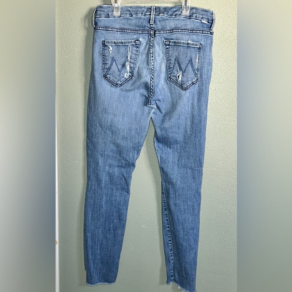 Mother The Looker Ankle Fray Jeans 29